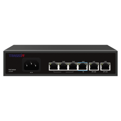 TRASSIR TR-NS1206-65-4PoE Сетевое оборудование